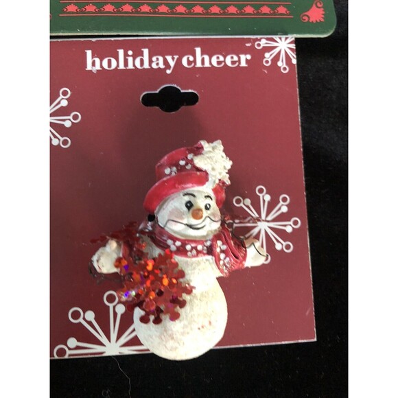 Lot Of 5 VINTAGE CHRISTMAS PINs New And 2006 Boyd’s Bear Pin - Picture 5 of 8